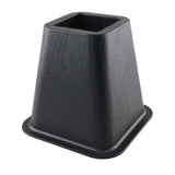 Bed Risers - Black - 4 Piece Set