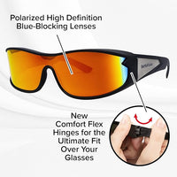 Battle Vision Wrap Around Sunglasses