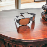 HD Vision Fold Aways Sunglasses - Black