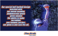 The Grab by Swerve Ball -Super Grip Football Includes 2 Gloves