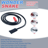Wonder Snake - Drain Hair Removal Tool (4 Pack)