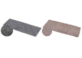 Clean Stepping Mud & Dirt Trap Runner Gray 24x60 Inch