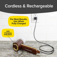 Ruby Horsepower Scrubber Gold 350 RPM Cordless Rechargeable Waterproof Handheld