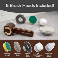 Ruby Horsepower Scrubber Gold 350 RPM Cordless Rechargeable Waterproof Handheld