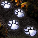 LED Paw Print Lights - Set Of 4