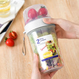 2-Way Meal Prep Container with Detachable Top - 330mL