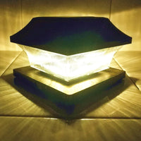 Solar Post Cap Lights Outdoor - Set of Two