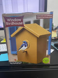 Window Birdhouse -See Through Spy One Way Mirrored Bird House