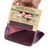HealthPro Dispoz-A-Scoop No Touch Mess Odor Sanitary Dog Poop Scoopers 50 Pack