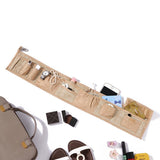 Purse Brite Handbag Organizer - 10-Pocket Lightweight Insert with LED Light