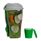 Salad Fresh To Go: Salad Container with Dressing and Fork