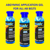 Abgymnic Application Gel for All Ab Belts (100 ml) 3 Pack