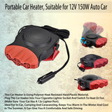 12V Portable Car Heater - Quick Heating for All Vehicles