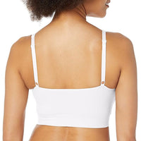 Ahh Bra - Women's Seamless Leisure Bra (White, 3X) Bust: 51.5-53.5