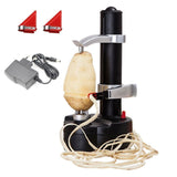 Rapid Peeler - One Touch Electric Action for Effortless Peeling (Black)