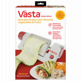 Vasta Veggie & Fruit Sheet Slicer, Stainless Steel Blade, 2 Attachements