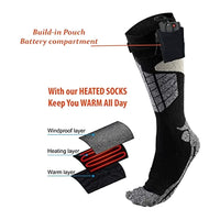 Ideas In Motion Battery Operated Heated Socks - Small (M 6-9, W 8-10)