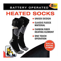 Ideas In Motion Battery Operated Heated Socks - Small (M 6-9, W 8-10)