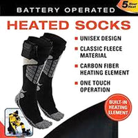 Ideas In Motion Battery Operated Heated Socks - Medium (M 9-12, W 10-13)