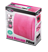 Back Massage Pillow (Pink) - Two Massage Modes