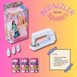 Bedazzler DELUXE - Gold & Silver Square Kit  600 Square Studs