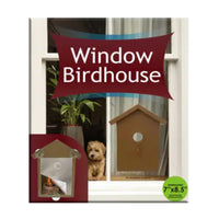 Window Birdhouse -See Through Spy One Way Mirrored Bird House
