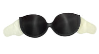 Backless, Strapless Invisible Bra With Adhesive Wings - Size D- Black
