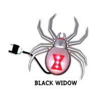 Hitch Critters Animated Ball Hitch Cover and Brake Light - Black Widow