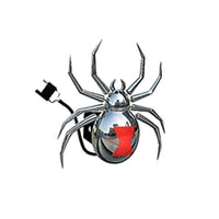 Hitch Critters Animated Ball Hitch Cover and Brake Light - Black Widow