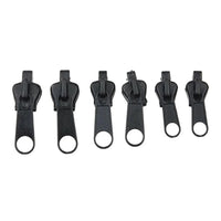 Fix A Zipper- 6 Zippers- Black