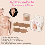Body Tape A perfect Solution for Any Garment Mocha