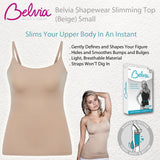 Belvia Shapewear Slimming Top (Beige) Small 8-10