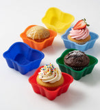 Butterfly Shaped Silicone Cupcake Molds- 24 Pack