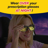 Battle Vision Night Wrap Around Sunglasses