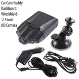 Car Cam Buddy - 2.5 inch HD Camera Recorder Car Cam with Endless Loop Recording