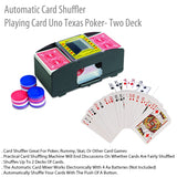 Automatic Card Shuffler- Playing Card Uno Texas Poker Two Deck