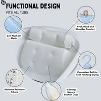 Comfort Cloud Bath Pillow
