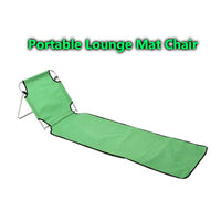 Portable Lounge Mat Chair (Green)