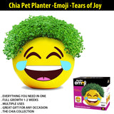 Chia Pet Planter - Emoji -Tears of Joy