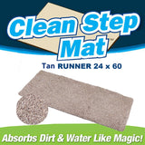Clean Step Mat Runner (24" x 60")- Tan