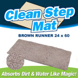 Clean Step Mat Runner - Tan -  2 Pack (24" x 60" )