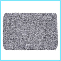 Clean Step Mat Doormat - Gray (18" x 28")