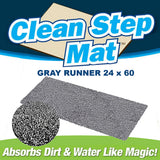 Clean Step Mat Runner (24" x 60") - Gray