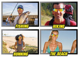 Clear Vision Deluxe Tactical Sunglasses - 2pk