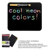 Clingboard Blackboard- Small/Medium- Black