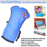 Cool Head Pillow - Pool Water-Filled Pillow, Blue