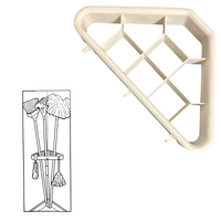 Corner Broom and Tool Holders (Set of 2)