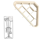 Corner Broom and Tool Holders (Set of 2)