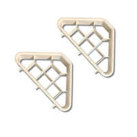 Corner Broom and Tool Holders (Set of 2)