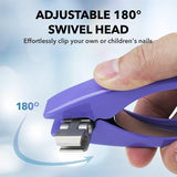 CLIPPERPRO 2.0 Toenail Clipper w/ Swivel Head and Lock Red